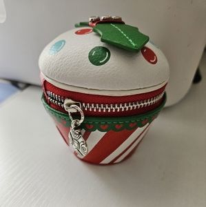 Brighton Christmas cupcake Coin Purse